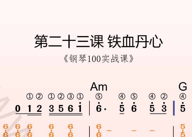 第二十三课 铁血丹心《钢琴100实战课》-靠谱音乐课堂